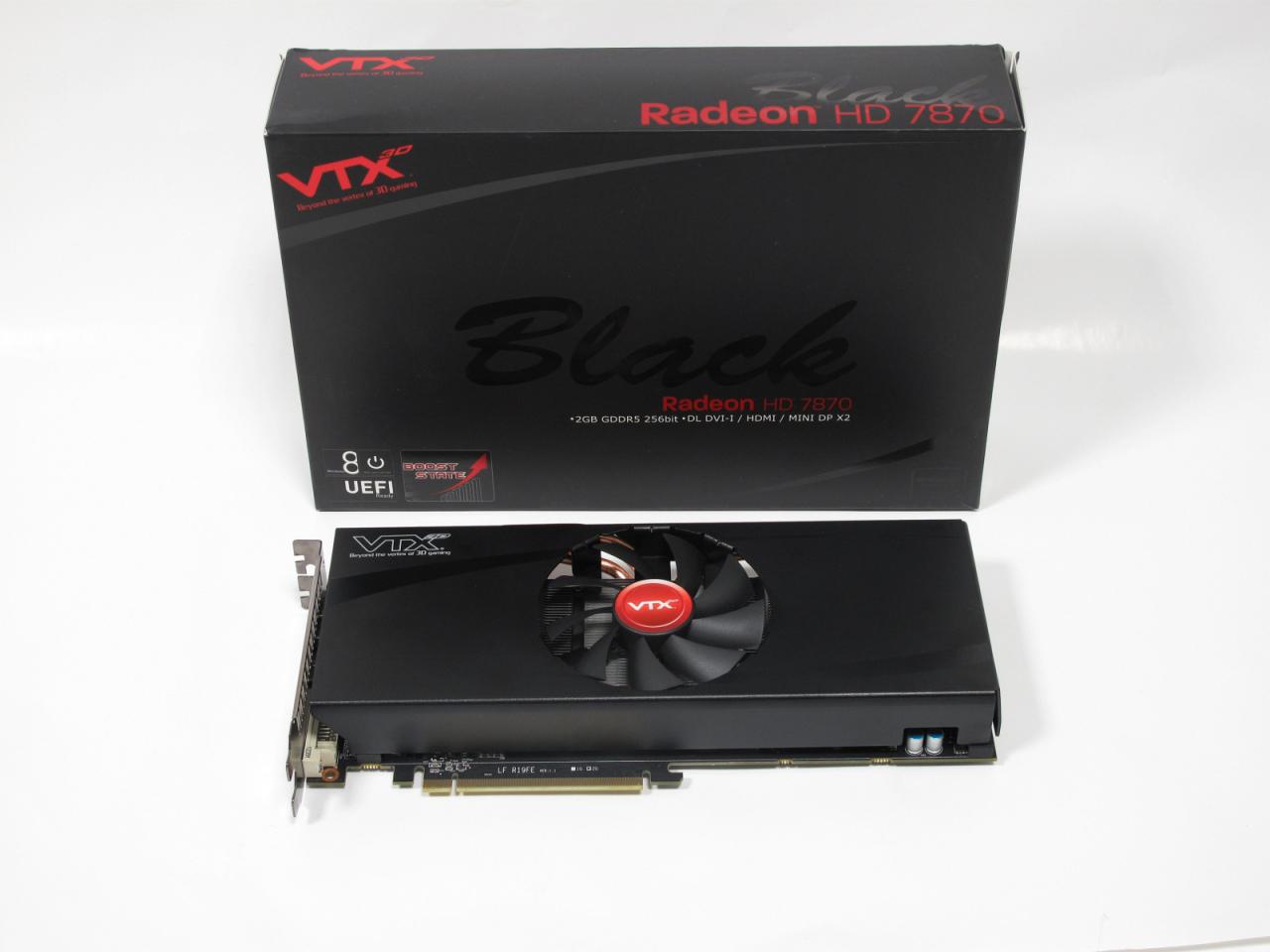 [10/12/2012] VTX3D Radeon HD 7870 Black Boost Edition